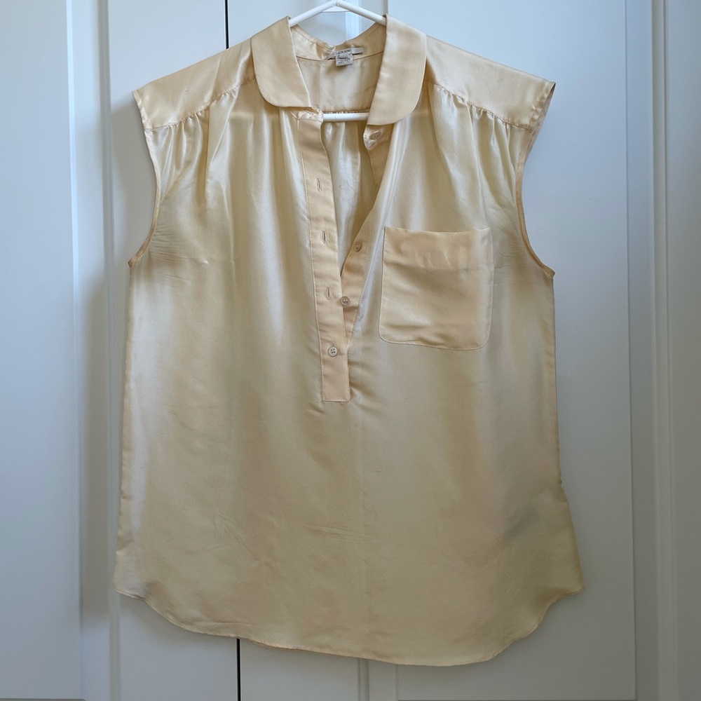 Satin J. Crew Blouse